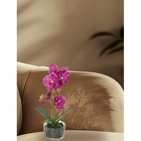 Plantes Artificielles Marguerites Couleurs Mélangées En Pot Clôture - Décoration Intérieure Mariage Bureau