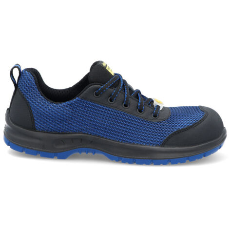 Chaussures De Sécurité Business Mocassins - Norme S1 - Cuir Noir Avec Coque Acier - Pour Hommes Taille 42