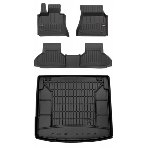 Tapis De Coffre 3D Pour Toyota Land Cruiser Prado J120 2002-2009 - Protection Antidérapante, Noir, Avec Trous