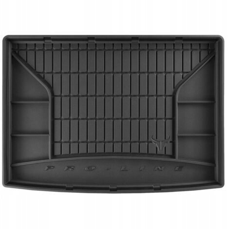 Tapis de coffre en caoutchouc avec insert en moquette MERCEDES B W246 2011-2018 TM d (1/5)
