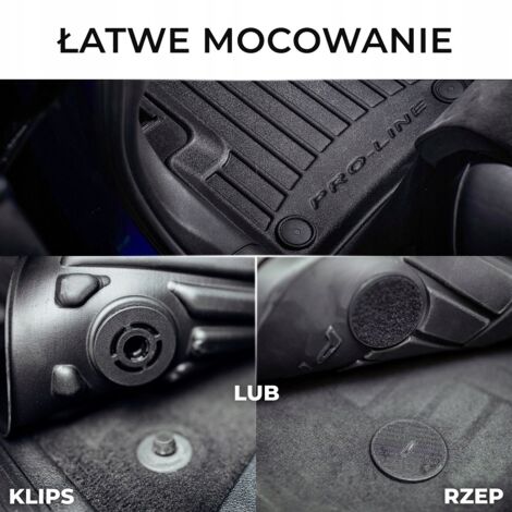 Kit De Tapis 3D En Caoutchouc Pour Toyota Avensis III 2009-2018 - Haut Bord 5 Cm