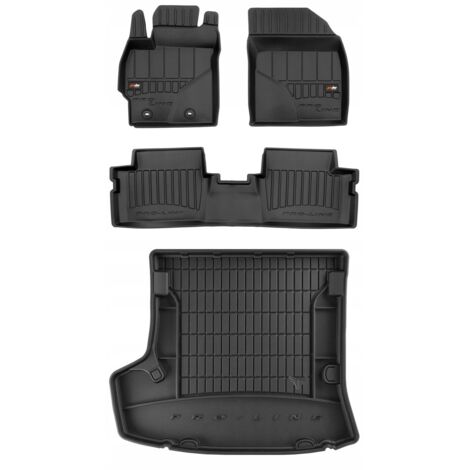 Jeu de tapis de sol 3D en caoutchouc pour Toyota Corolla E14 E15 Berline 2006-2014