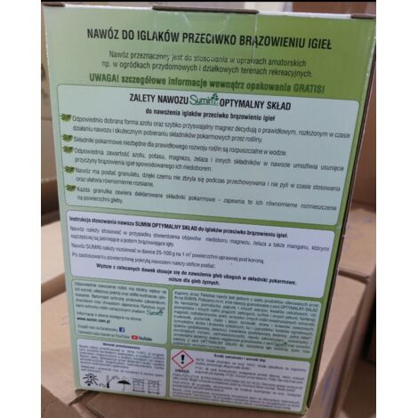 Sulfate De Magnésium Engrais Conifères - Contre Le Brunissement Des Aiguilles - 5 Kg (jusqu'à 100 M²) - Riche En Magnésium Et Soufre