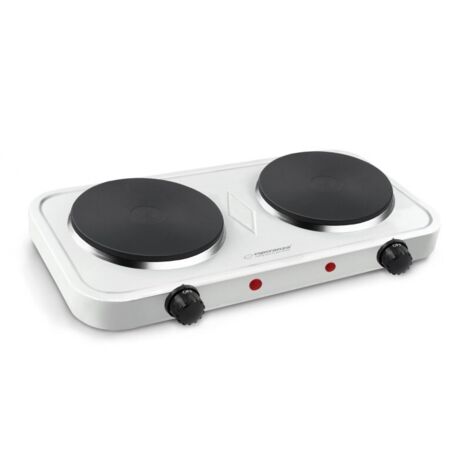 Northix Esperanza EKH010W plaque chauffante blanche 2 zones (1/5)