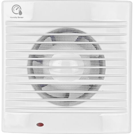Ventilateur de salle de bain NORTADA HOKURO UKO WP-100 H, hygrostat, minuterie, blanc (1/5)