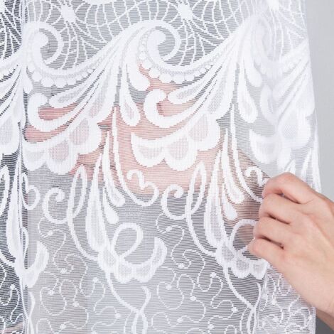 Corset En Jacquard Blanc Fleuri À Bretelles En Rubans
