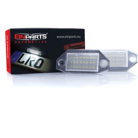 Éclairage de plaque d'immatriculation à LED 6000 K blanc froid 12 V CANBUS pour Ford Mondeo MK3 2000-2007 (1/4)