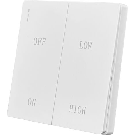Interrupteur de vitesse de ventilateur blanc NORTADA HOKURO HPB 10A (1/5)