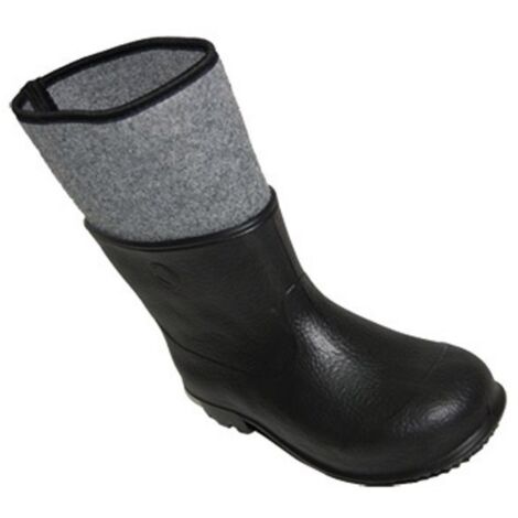 Bottines nubuck fourrées grande taille vert kaki
