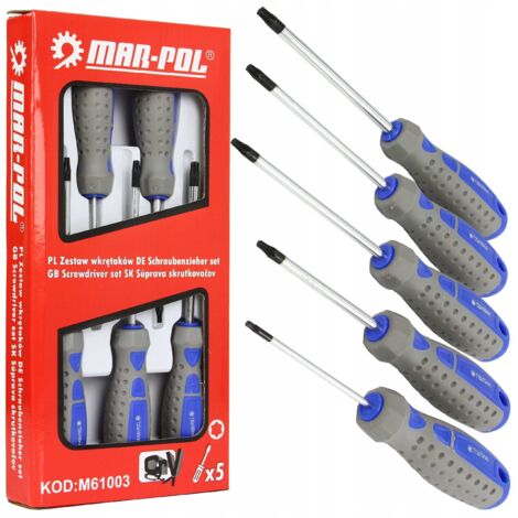 JEU DE TOURNEVIS 5 PIÈCES TOURNEVIS TORX (1/5)