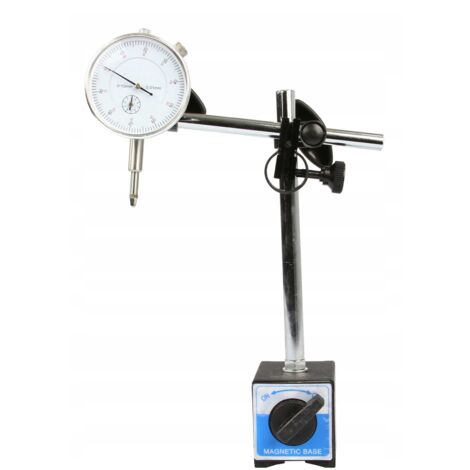 Barre de Support de Comparateur, écart de 6 Mm, Trou de 8 Mm, Tige Ronde, Pince de Comparateur, Longueur de Broche 120 Mm pour Usage Industriel