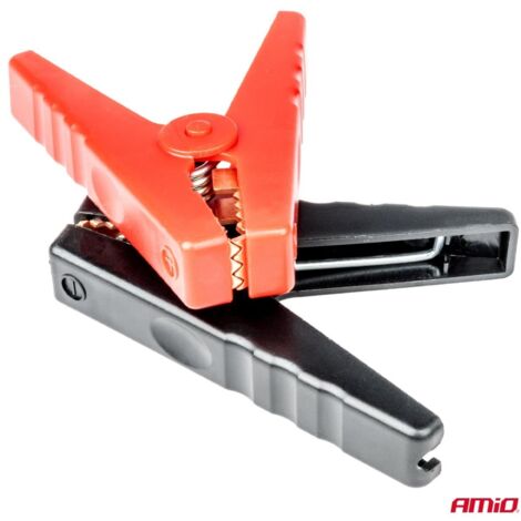Pinces crocodiles pour câbles de démarrage 400A AMIO-03525 (1/3)