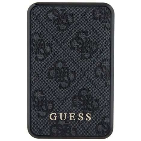 Powerbank 18 W Guess 10 000 mAh 4G Cuir Logo Métal Noir (1/4)