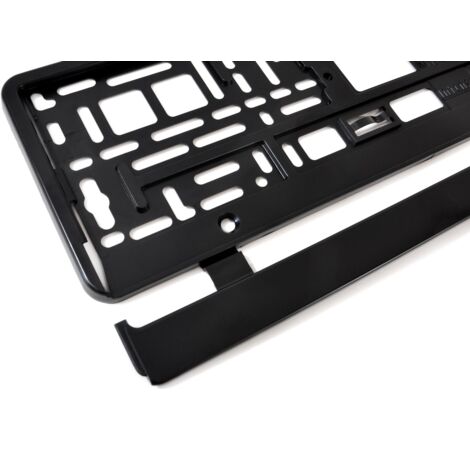 Cadre de plaque d'immatriculation noir flexible AMIO-01162