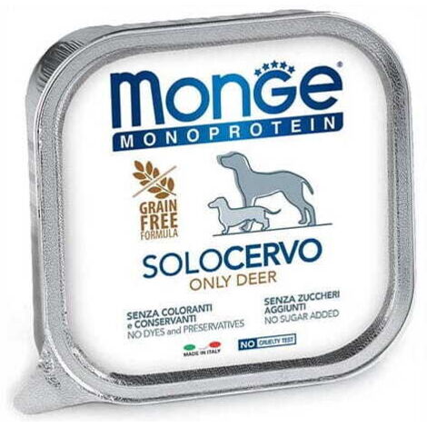Monge Dog Monoprotein Solo Cerf 150 g