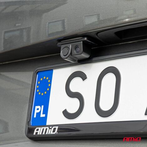 Caméra de recul avec capteur de stationnement 2 en 1 720p 12V HD-601 AMIO-03540