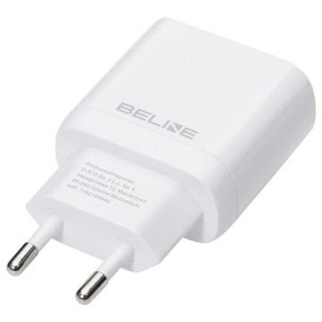 Chargeur mural USB-C Beline GaN Power Delivery 25 W, blanc (1/2)