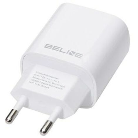 Chargeur mural USB-C Beline Power Delivery 20 W, blanc (1/2)