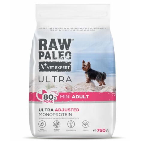 Porc adulte ultra mini cru PALEO 750 g (1/3)