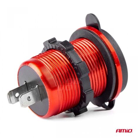 Chargeur étanche avec 2 prises USB 12V 24V MOD-10 AMIO-02860 (1/5)