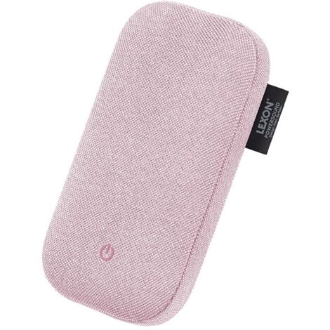 Batterie externe inductive Lexon rose 5 000 mAh avec haut-parleur Bluetooth (1/5)