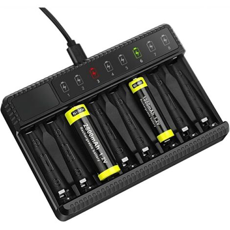 Chargeur universel Beline pour piles AA/AAA (1/5)