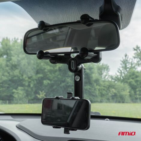 Support de téléphone pour rétroviseur de voiture AMIO-03289 (1/5)