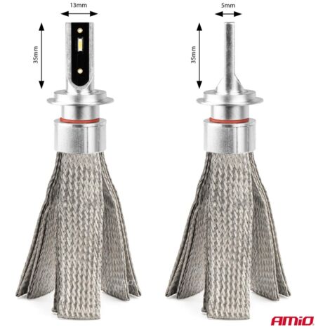 Ampoules LED pour voiture série FLEX+ H7 12V 24V 6000K Canbus AMIO-03659 (1/5)