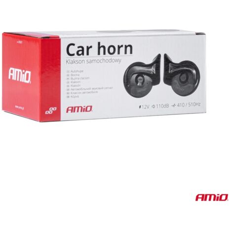 Klaxon 12 V, lot de 2, AMIO-03621 (1/5)