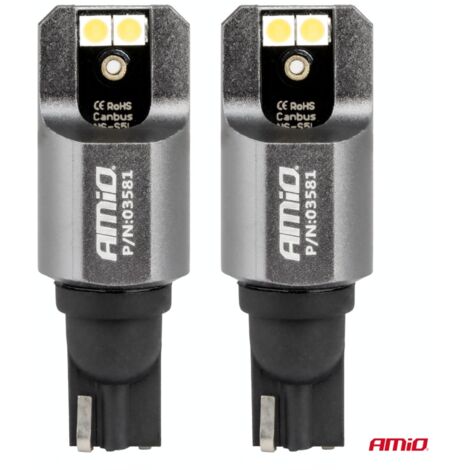Ampoules LED FULL CANBUS PRO T15 W16W 4x3030 SMD blanc 12V 24V AMIO-03581 (1/3)