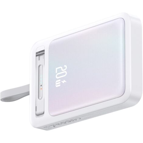 Batterie externe USAMS 10 000 mAh magnétique sans fil, noire (1/5)