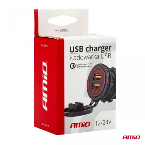 Chargeur USB Pour Moto 12V 1A - Avec Bouchon étanche - Pour BMW Et Autres Motos/quad - 2