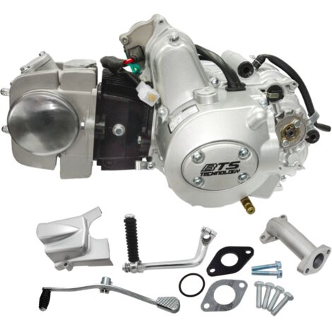 Moteur BTS horizontal 154FMH, 125 cc 4T, boîte manuelle à 4 vitesses, argent (1/5)