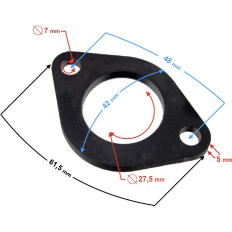 Rondelle de carburateur pour moto Classic 125, diamètre 27,30 mm (1/4)