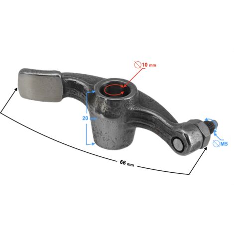 Culbuteur pour un cyclomoteur avec un moteur de 130 cm3 (1/3)