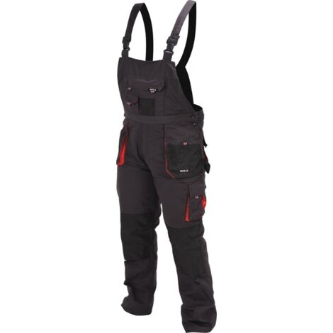Salopette De Travail Jardin Max-Popular - Pantalon Protection Polyester/coton 260 G/m², Norme EN 13688, Poches Renforcées