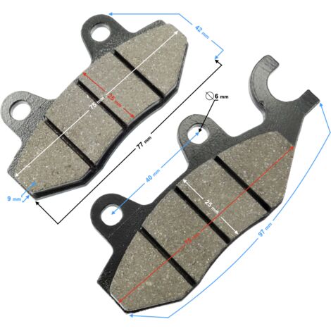 Plaquettes avant VOGE 125R (1/3)