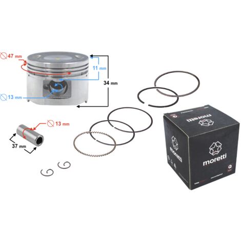 Piston de scooter 80cc (axe de 13 mm) (1/2)