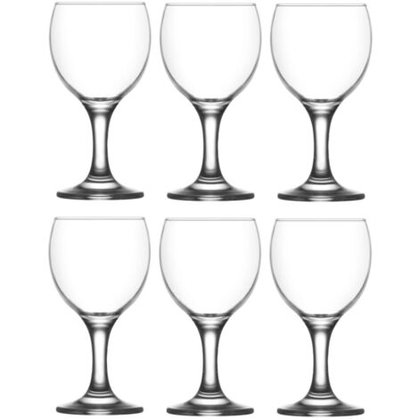 Lot De 6 Verres à Eau 350 Ml Spring & Autumn – Verres Jus, Long Drink, Design Élégant Incurvé, Fabriqués En Turquie