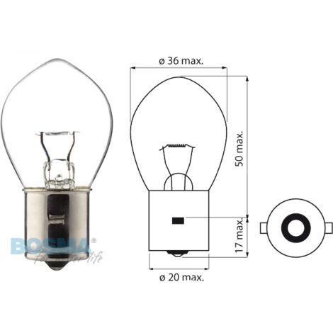 Ampoule BOSMA 12V 35W BA20s (5749) (1/3)