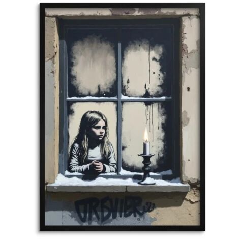 Peinture murale Banksy pour le bureau et le salon