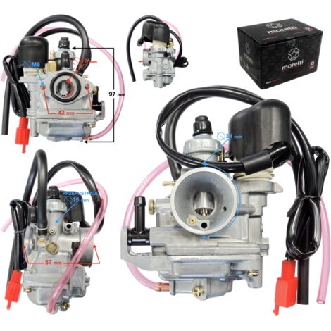 Carburateur PZ19JB 19mm Starter Électrique Pour Moto Minarelli AM6 50cc
