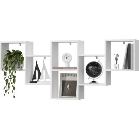 Étagère murale suspendue pour chambre 160 cm - NOVA Étagère murale suspendue pour chambre 160 cm Noir (1/5)