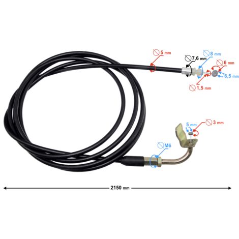 Câble de verrouillage de coffre pour scooter B-Max (1/5)