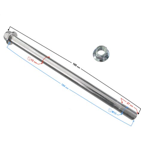 Essieu de roue avant pour scooter Tres (1/2)