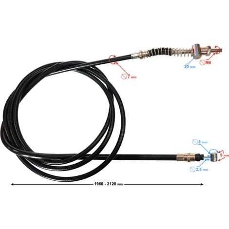 Câble de frein arrière pour scooter avec moteur GY6 de 210 cm³ (1/3)