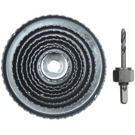 Jeu de 9 scies cloches Vorel pour bois, 38-127 mm, réf. 22572 (1/4)