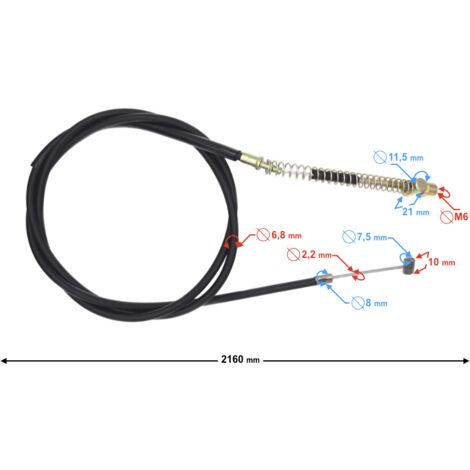 Câble de frein arrière pour scooter B-Max (1/5)