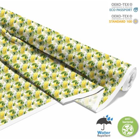 TISSUS DÉCORATIFS D'EXTÉRIEUR OXFORD - Motif Citrons Aquarelle (1/5)