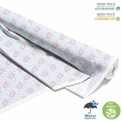 TISSUS DÉCORATIFS D'EXTÉRIEUR OXFORD - Motif Hôpital des Ours Souffrants I DX670 (1/5)